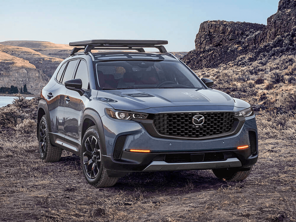 Design moderne du Mazda CX-50 2025.